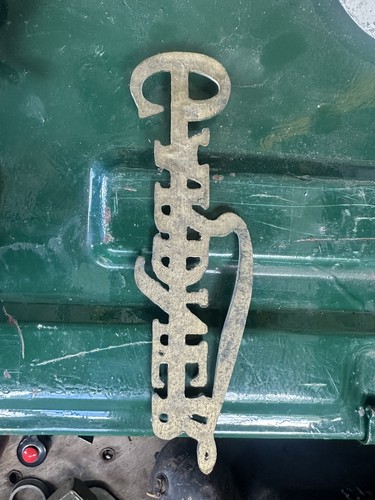 Gardner engine brass badge - gardner,
