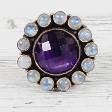 VINTAGE AMETHYST LABRADORITE