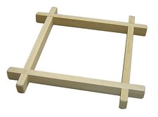 Wooden Batik Frame 12" x 12"