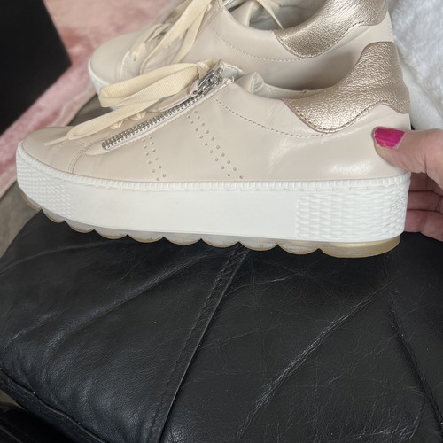 Gabor leather comfort trainers - leather,