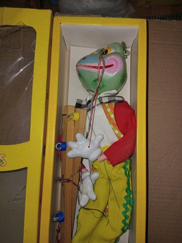 Pelham puppet frog in his - pelham, mr