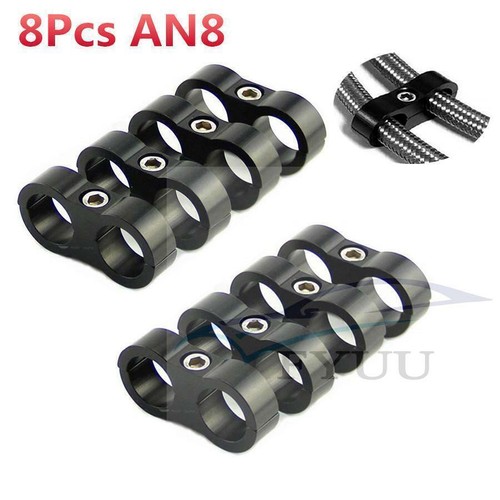 8pcs cnc an8 - braided, fuel