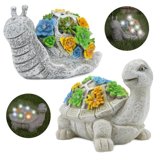Snail tortoise solar ornaments - snail,