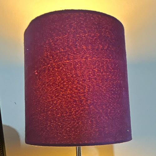 Purple modern table lamp - purple,