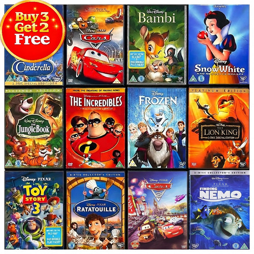 Disney movies dvd pixar - movies, dvd's