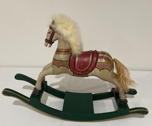 Vtg collectible wooden rocking - collectible,