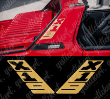 2x Sticker For B Pillar Fits Fiat X1/9 Decal Sticker Car B Pillar