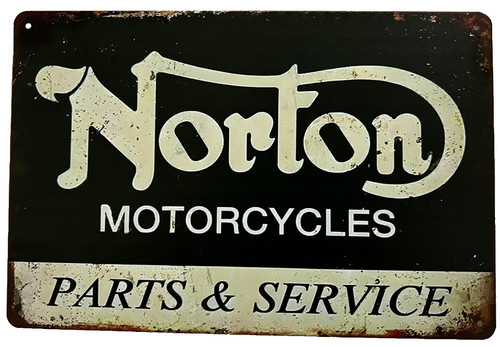 Norton motorcycle parts tin - motorcycle,