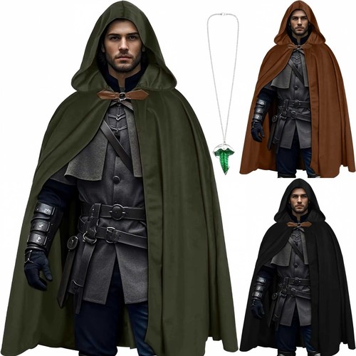 Medieval hooded cape - cape, cloak