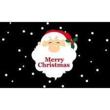 Merry christmas santa flag - merry,