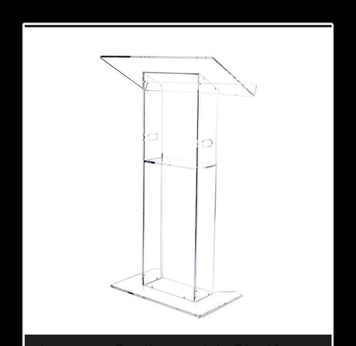 Clear acrylic floor - acrylic, standing