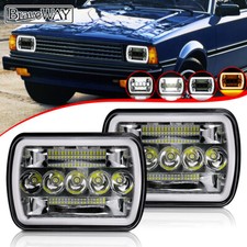 7x6/5x7 LED Headlight Hi/Lo Beam DRL For Toyota Celica 1982-1993 MR2 1985-1995