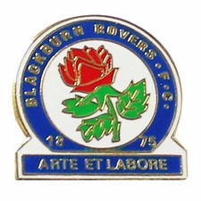 New Blackburn Rovers Football Crest Enamel Pin Badge, Blackburn Football Badge