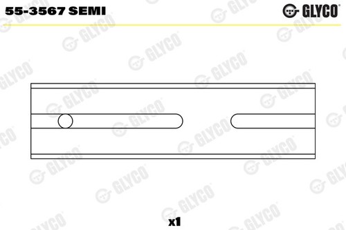 Glyco 3567 semi small end - glyco,