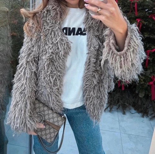 Zara fuzzy knit - zara,