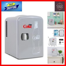 Diet Coke Mini Fridge 4L - Portable 12V Cooler & Warmer for Home & Travel