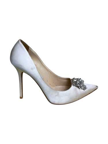 Jimmy choo ivory satin abel - jimmy,