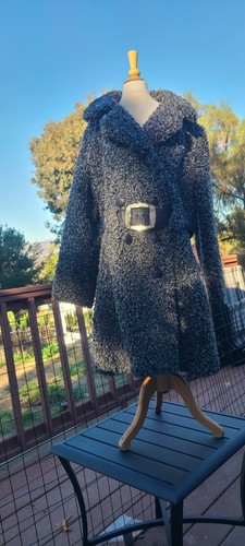 1950s vintage grey curly - 1950s,