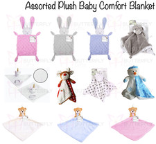 Baby Comforter Security Blanket Teddy Elephant Newborn Infant Boys Girls Snuggle