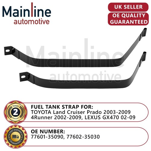 Fuel tank strap elements - tank, set