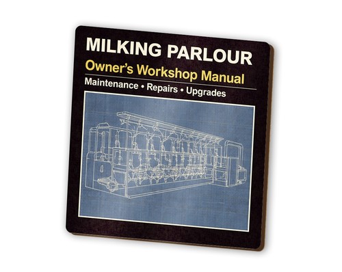 Milking parlour mdf magnet - 1,