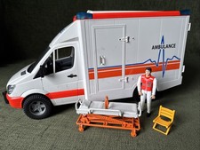 Bruder Ambulance Truck,used In Good Condition W288