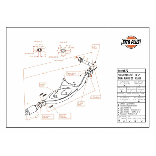 Complete exhaust system - complete,
