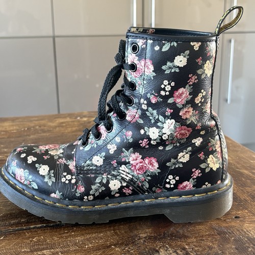 Martens 1460 floral boots - martens,