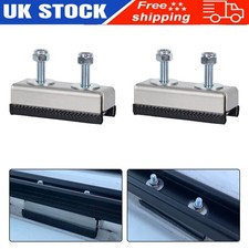 2X Camper Van Motorhome Roof Rail Mounting Brackets for Solar Panel or Roof Rack