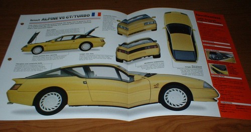 1988 renault alpine turbo - renault, v6