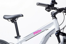 2x Personalised Vinyl Bike Name Sticker Labels Bike Frame Decals
