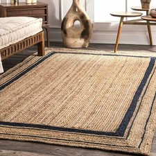 Rug Natural Jute Hand Woven