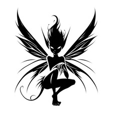 Dark Fantasy Fairy Vinyl Decal