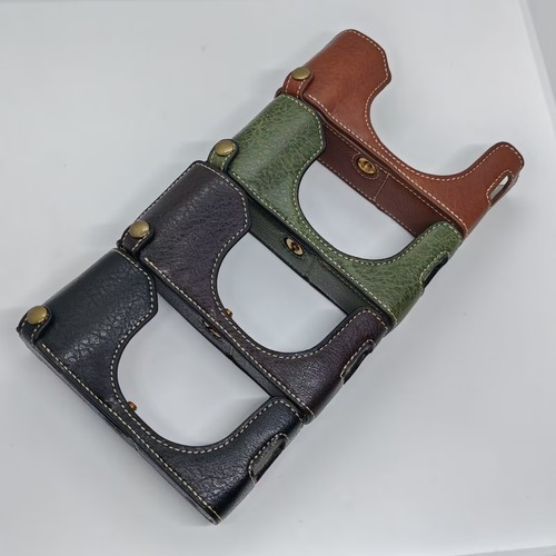 Leather half case grip for - half,