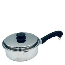 Saladmaster T304S 2 Quart 8" Saucepan Pot Pan Stainless Cookware with Vapo Lid