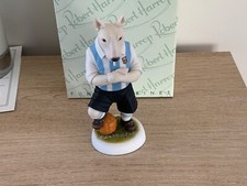 Robert Harrop DPWC05 WHITE BULL TERRIER FOOTBALLER ARGENTINA 1978 BRAND NEW