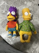 Bart Simpson Doll Bundle Bartman & 13” Krusty Pj The Simpsons Rare Vintage
