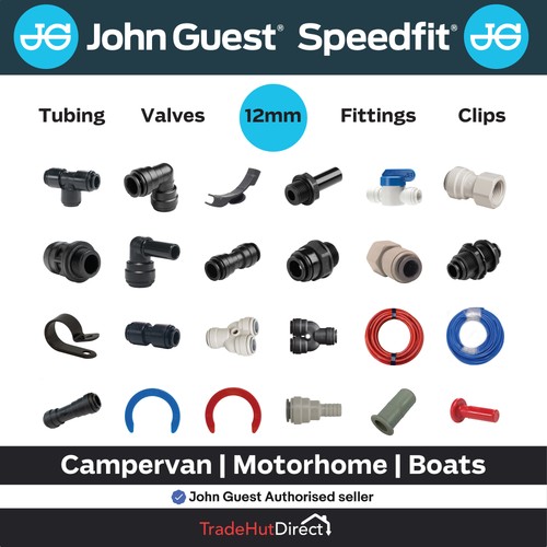 John guest 12mm - john, push