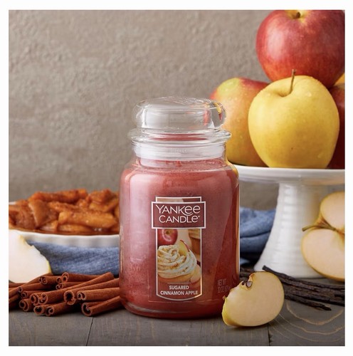 Yankee candle sugared - candle, cinnamon