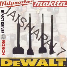 SDS + PLUS CHISEL 30mm 40mm 50mm 75mm FITS MAKITA HITACHI BOSCH MILWAUKEE DEWALT