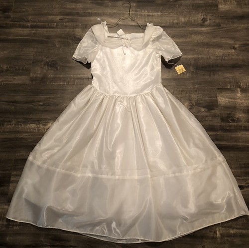 Girls white flower girl - girls,