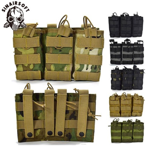 Tactical molle triple - tactical, magazine