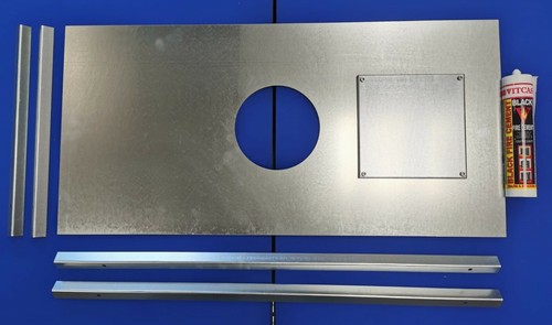 Stove register plate steel - register, plate,