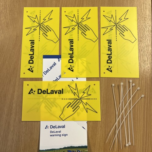 Delaval 85488701 warning signs - delaval,