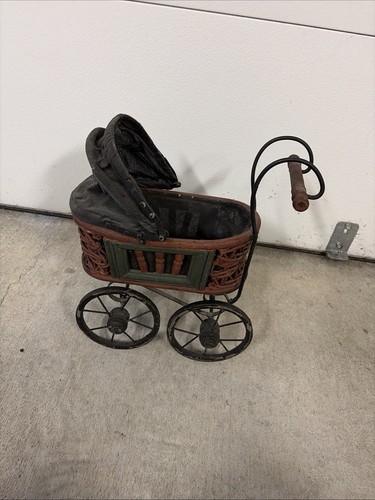Vintage miniature wicker - vintage, doll