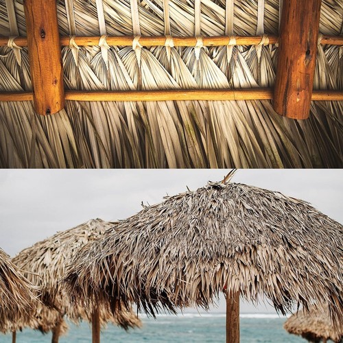 Thatch roof decor strip - strip, pe
