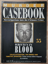 Murder Casebook Magazine #55 Written in Blood 1990s Partworks