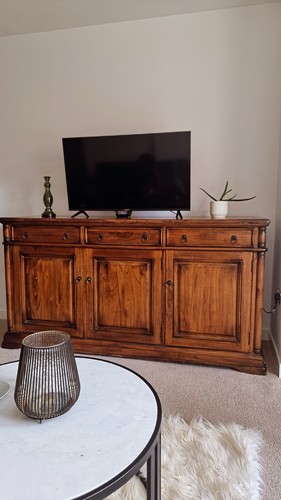 Credenza cherry wood sideboard - credenza,