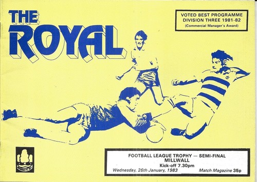 Football programme reading - reading, v
