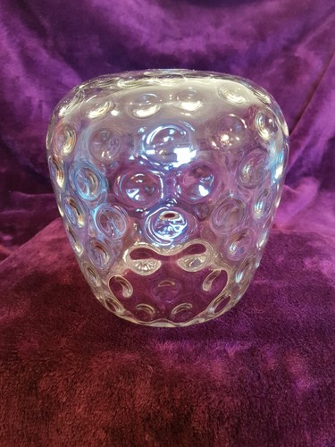 Vintage clear bubble - bubble, glass